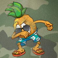 Dabbing Pineapple Legacy Tie Dye Trucker Hat