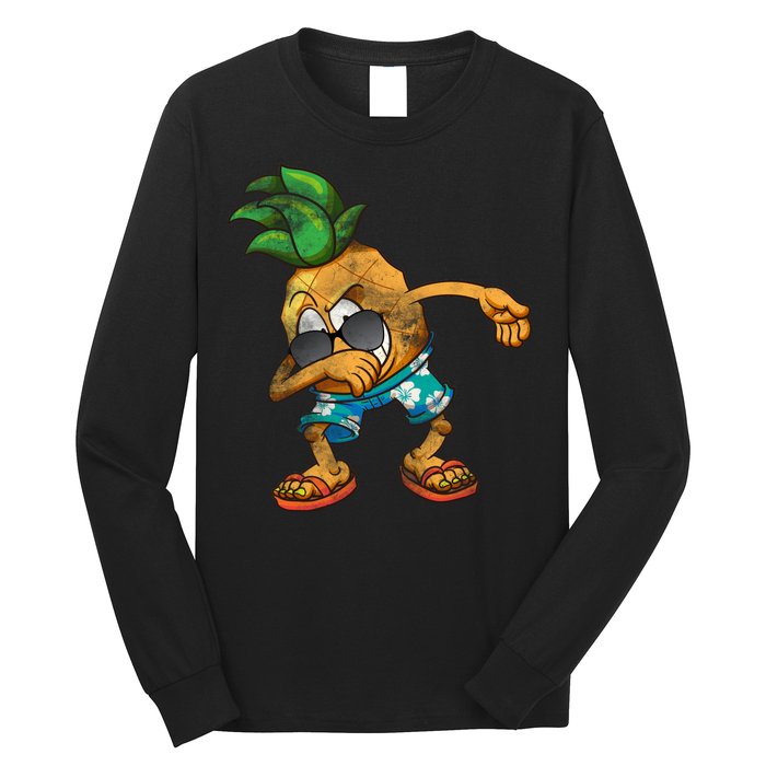 Dabbing Pineapple Long Sleeve Shirt