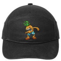 Dabbing Pineapple 7-Panel Snapback Hat