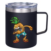 Dabbing Pineapple 12oz Stainless Steel Coffee Mug