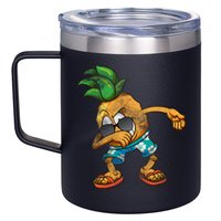 Dabbing Pineapple 12oz Stainless Steel Coffee Mug