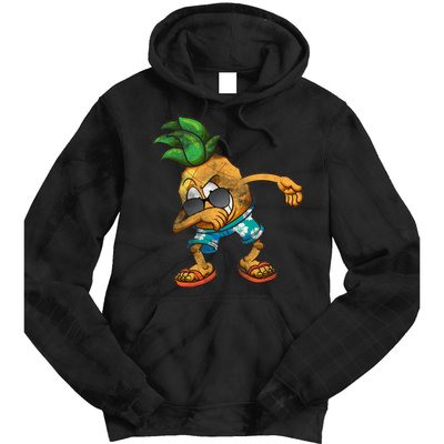 Dabbing Pineapple Tie Dye Hoodie