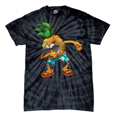 Dabbing Pineapple Tie-Dye T-Shirt