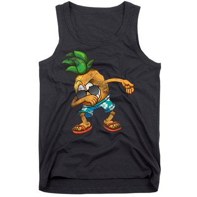 Dabbing Pineapple Tank Top