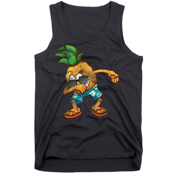 Dabbing Pineapple Tank Top