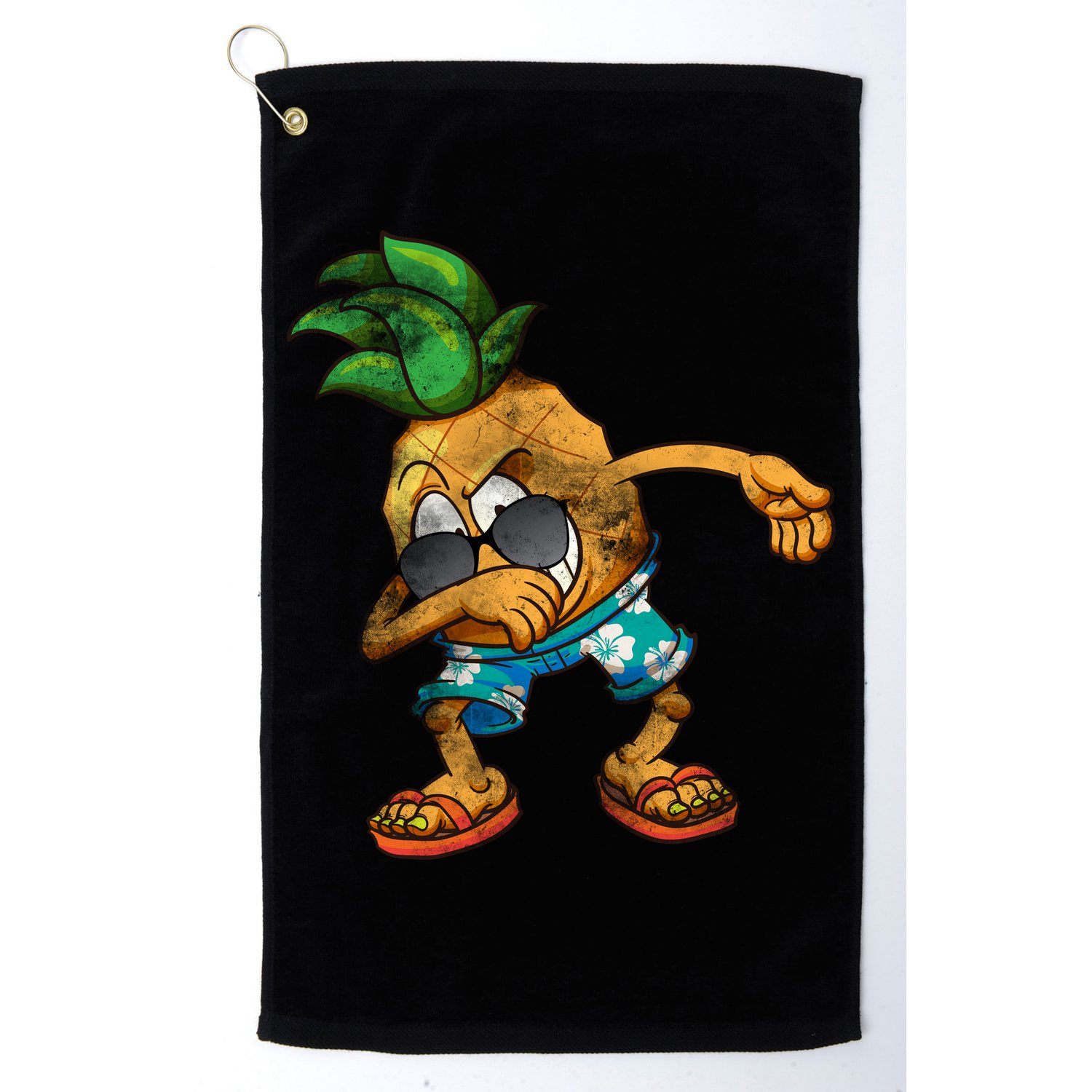 Dabbing Pineapple Golf Towel