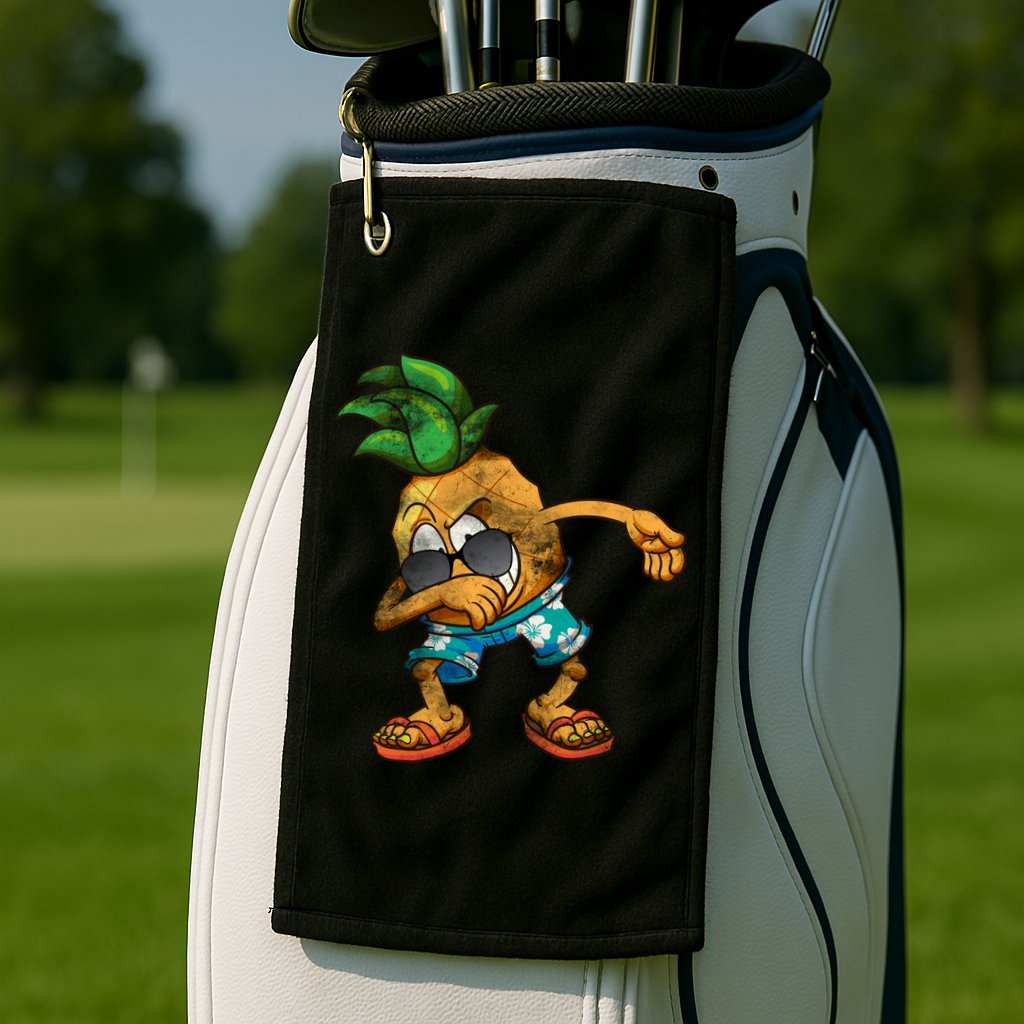 Dabbing Pineapple Golf Towel
