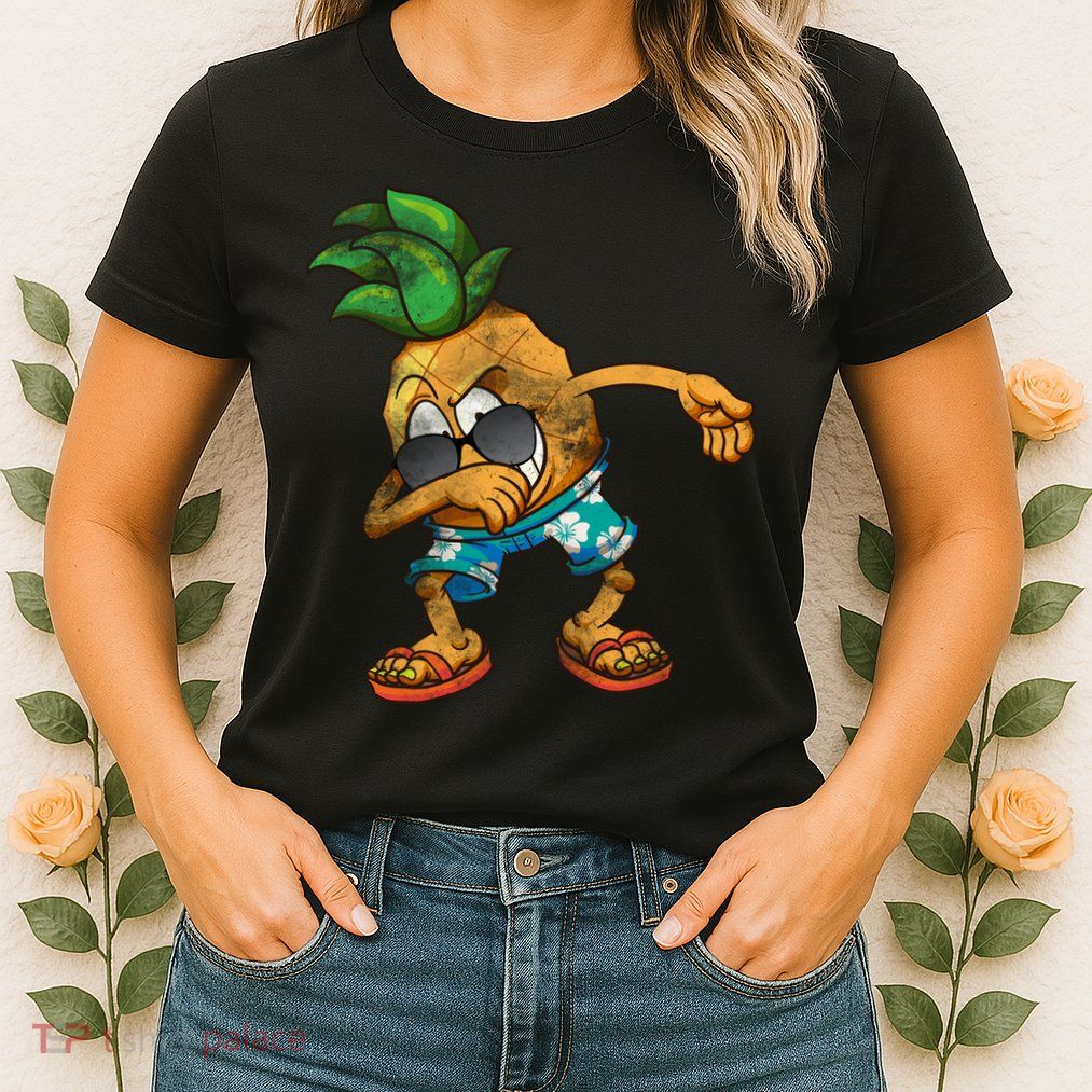 Dabbing Pineapple Womens T-Shirt