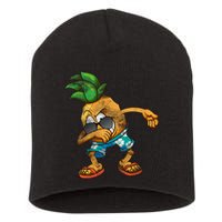 Dabbing Pineapple Short Acrylic Beanie