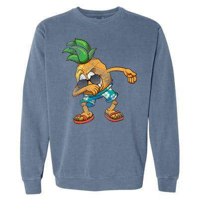 Dabbing Pineapple Garment-Dyed Sweatshirt