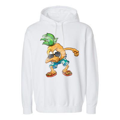 Dabbing Pineapple Garment-Dyed Fleece Hoodie