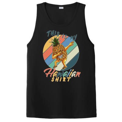 Dabbing Pineapple This Is My Hawaiian PosiCharge Competitor Tank