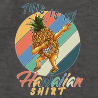 Dabbing Pineapple This Is My Hawaiian Vector Backpack