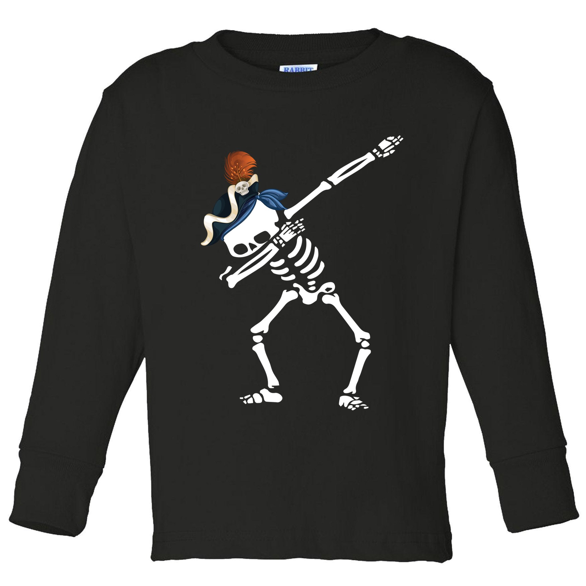 Dabbing Pirate Dab Toddler Long Sleeve Shirt