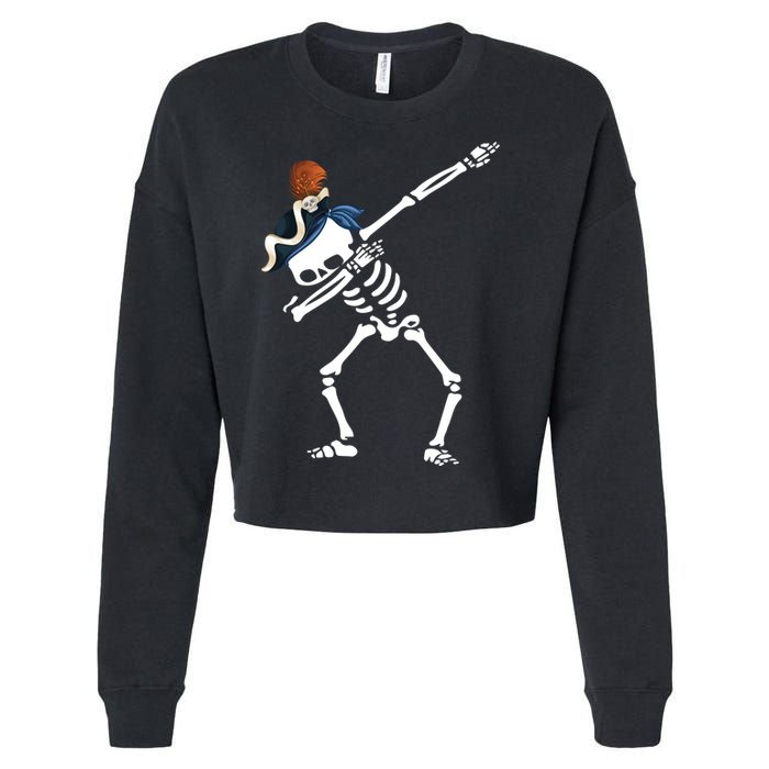 Dabbing Pirate Dab Cropped Pullover Crew