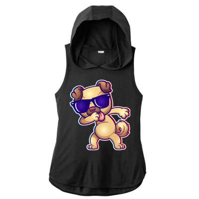 Dabbing Pub Ladies PosiCharge Tri-Blend Wicking Draft Hoodie Tank