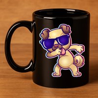 Dabbing Pub 11oz C Handle Ceramic Mug