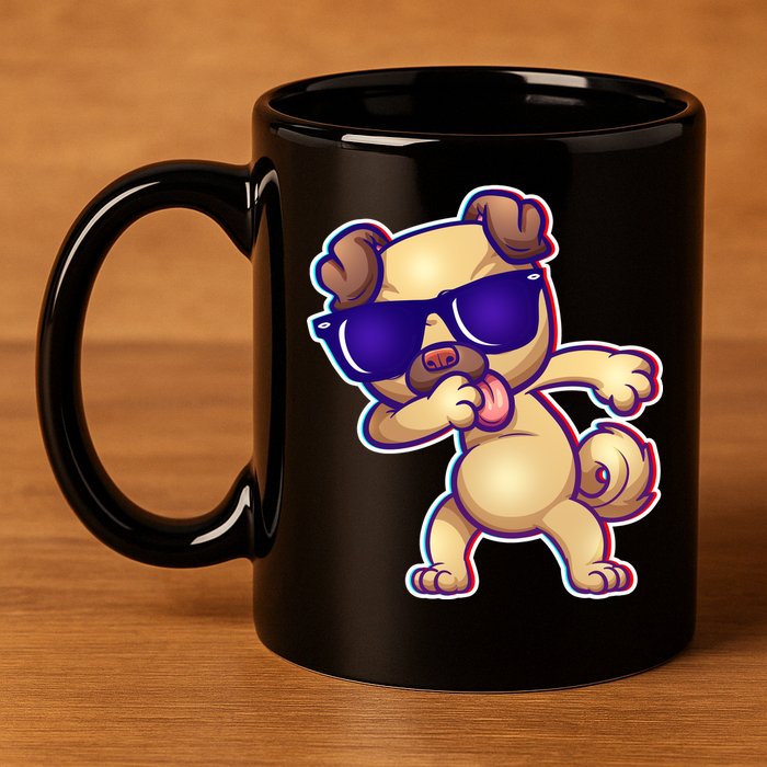 Dabbing Pub 11oz C Handle Ceramic Mug
