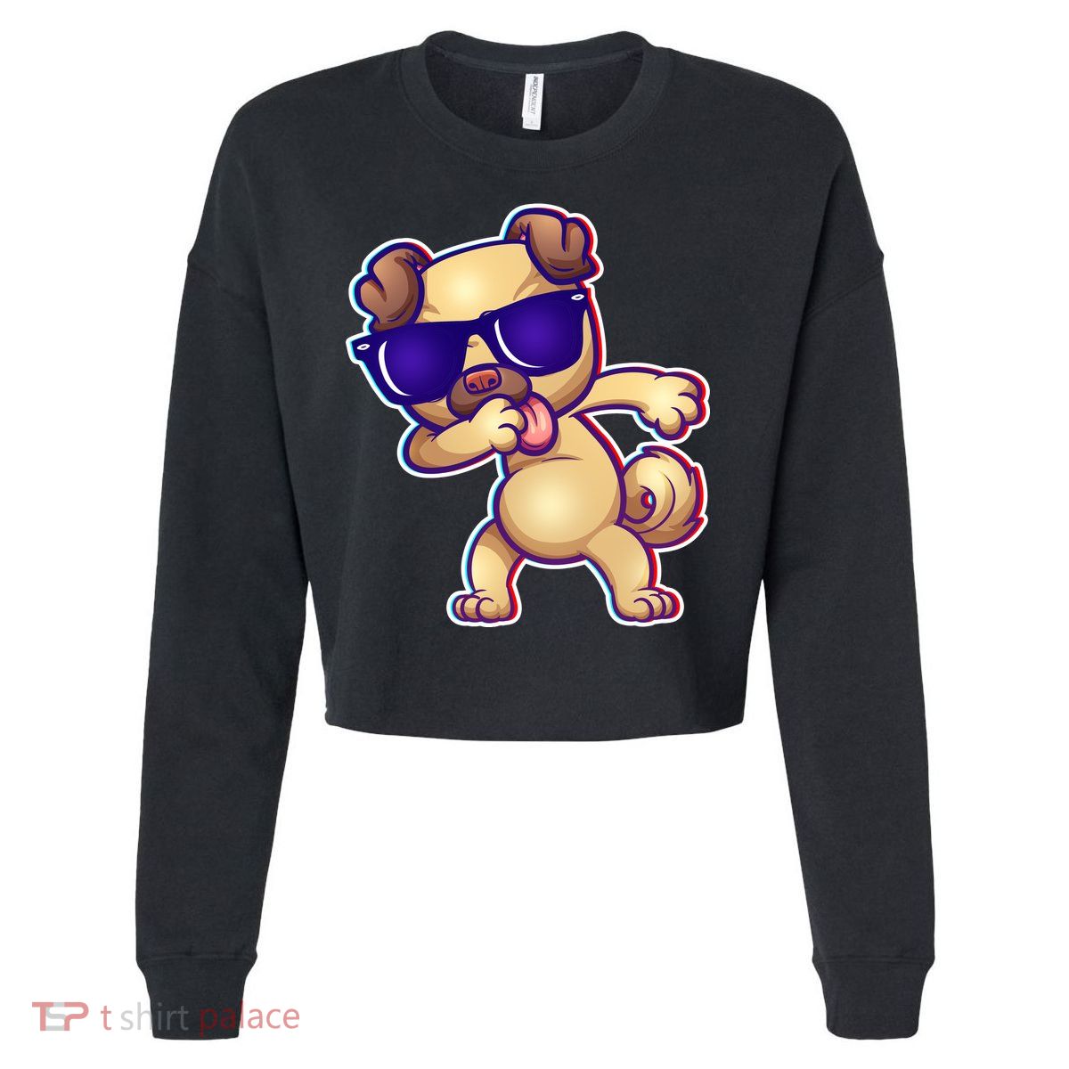 Dabbing Pub Cropped Pullover Crew