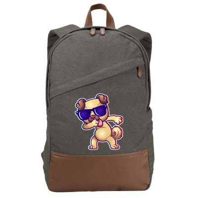 Dabbing Pub Cotton Canvas Backpack