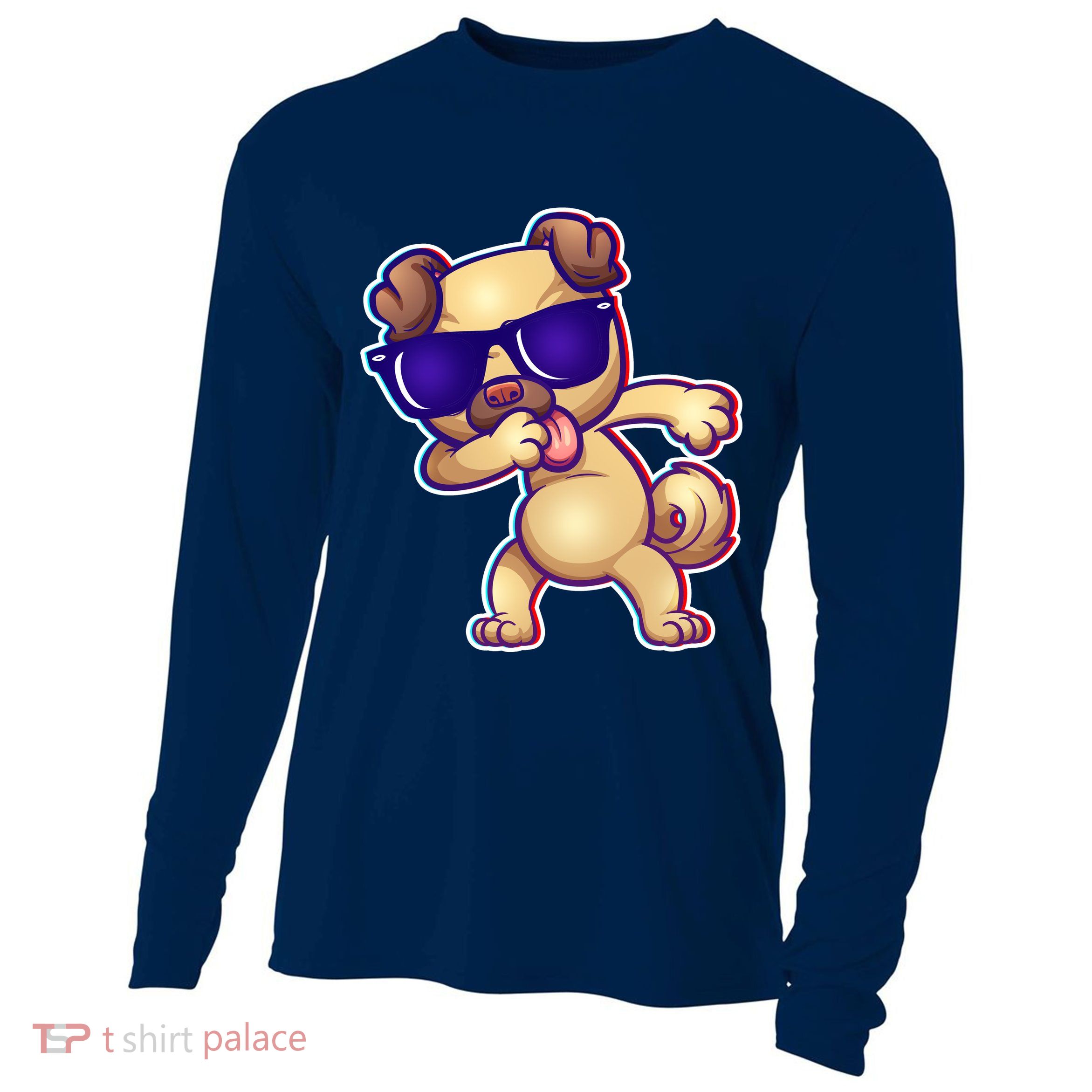 Dabbing Pub Cooling Performance Long Sleeve Crew