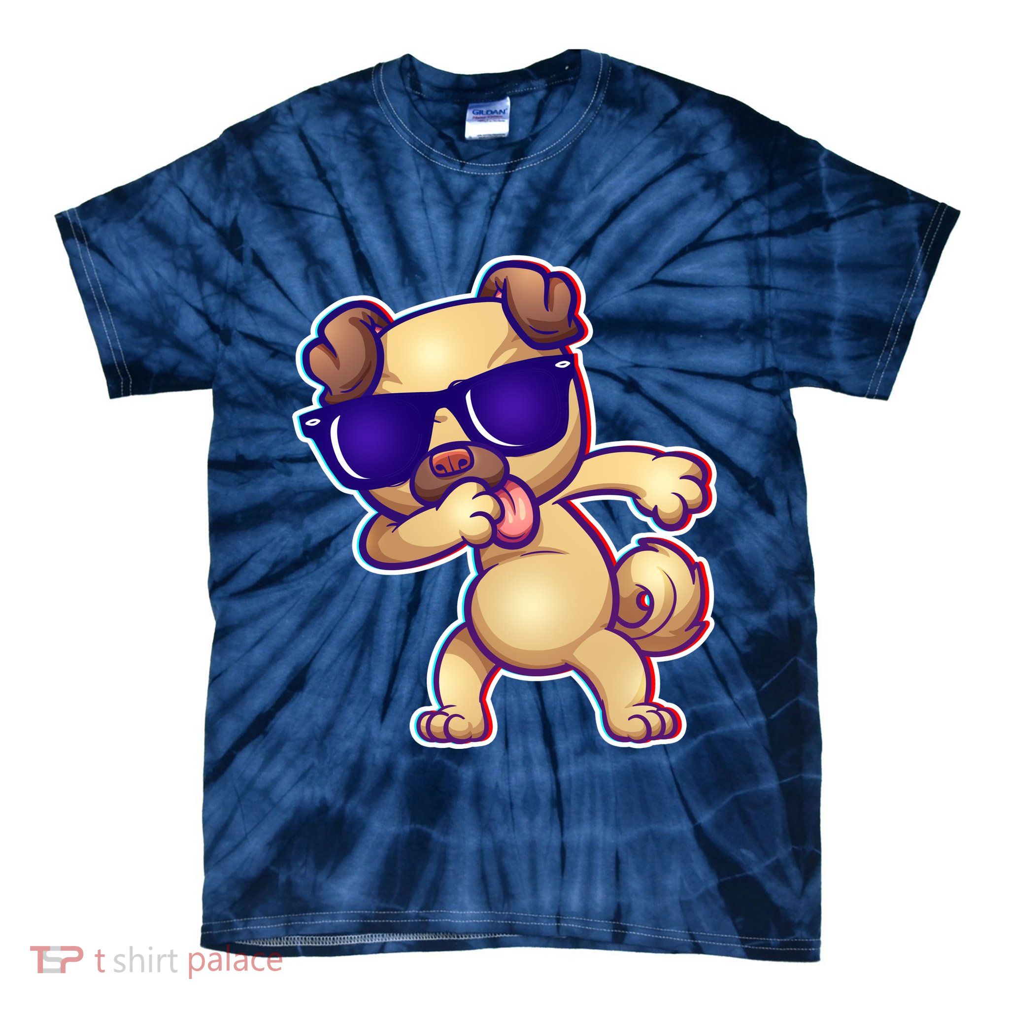 Dabbing Pub Tie-Dye T-Shirt