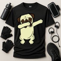 Dabbing Pug Doing the Dab Performance Shirt