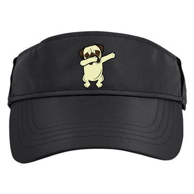 Dabbing Pug Doing the Dab Adult Drive Performance Visor
