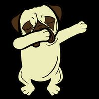 Dabbing Pug Doing the Dab Bucket Hat