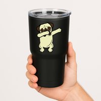 Dabbing Pug Doing the Dab Tumbler