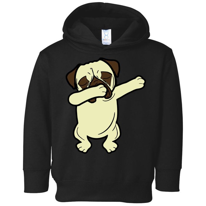 Dabbing Pug Doing the Dab Toddler Hoodie