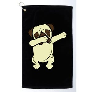 Dabbing Pug Doing the Dab Platinum Collection Golf Towel