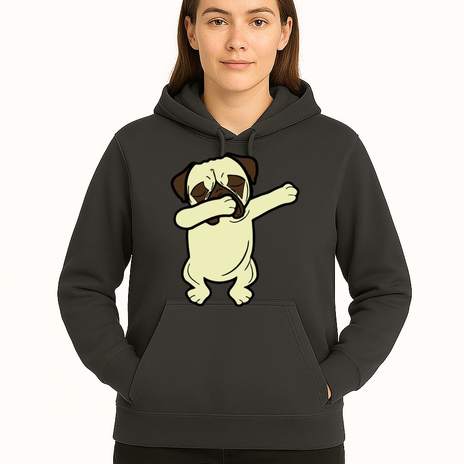 Dabbing Pug Doing the Dab Hoodie
