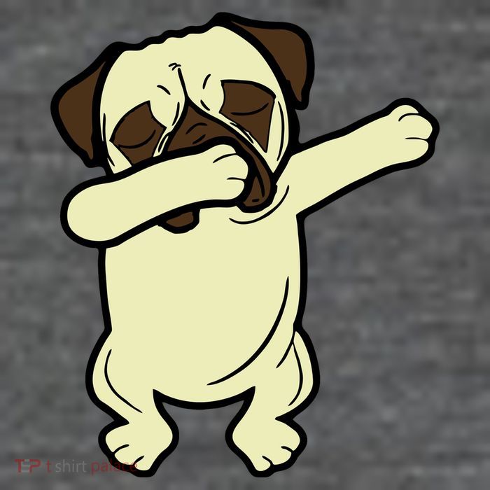 Dabbing Pug Doing the Dab T-Shirt