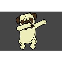 Dabbing Pug Doing the Dab Bumper Sticker