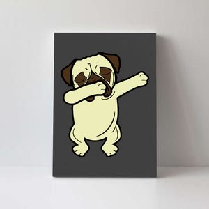 Dabbing Pug Doing the Dab Canvas