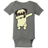 Dabbing Pug Doing the Dab Baby Bodysuit