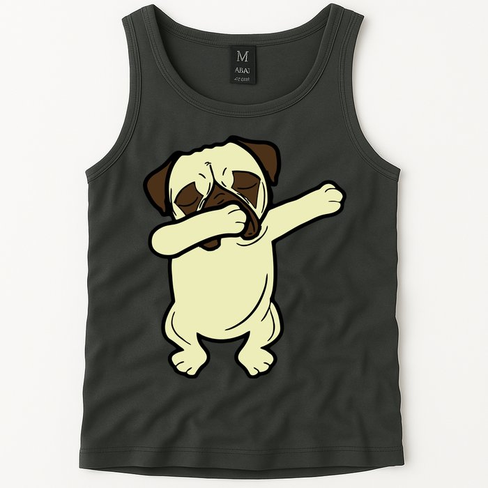 Dabbing Pug Doing the Dab Tank Top