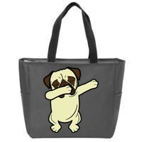 Dabbing Pug Doing the Dab Zip Tote Bag