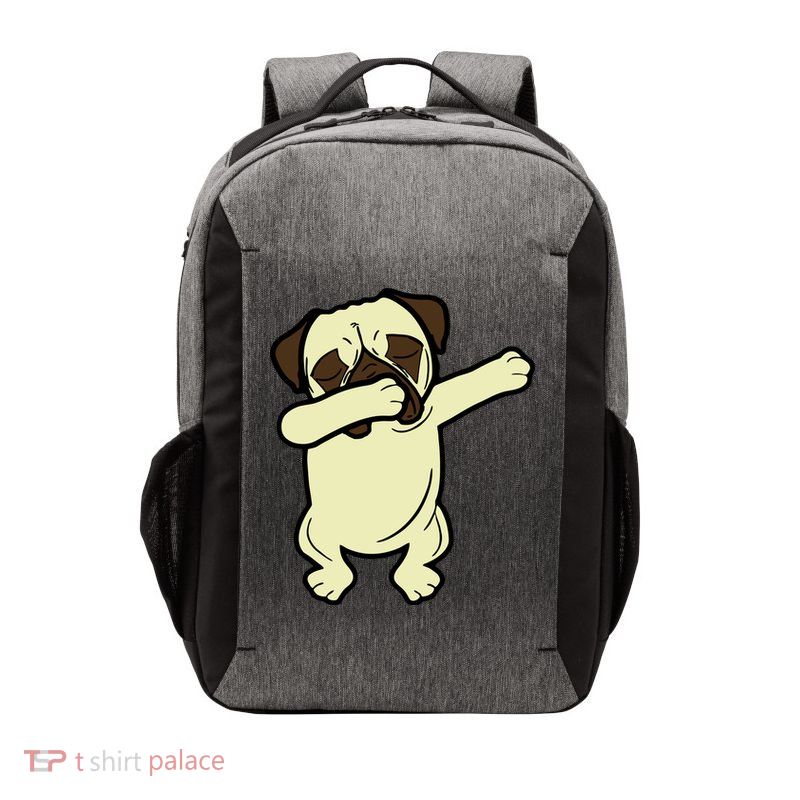 Dabbing Pug Doing the Dab Vector Backpack
