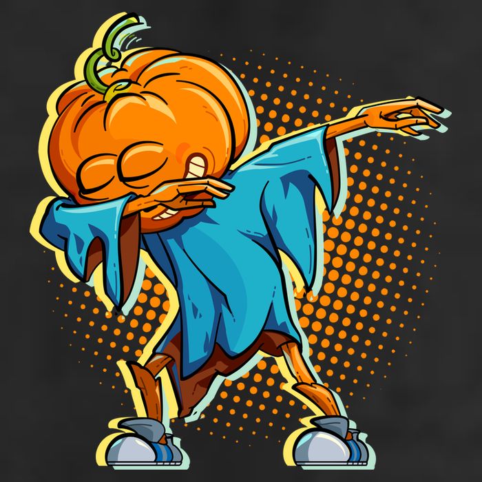 Dabbing Pumpkin Head Cool Funny Halloween Cool Comfort Performance Bucket Hat