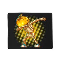 Dabbing Pumpkin Head Skeleton Mousepad