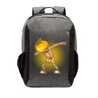 Dabbing Pumpkin Head Skeleton Vector Backpack