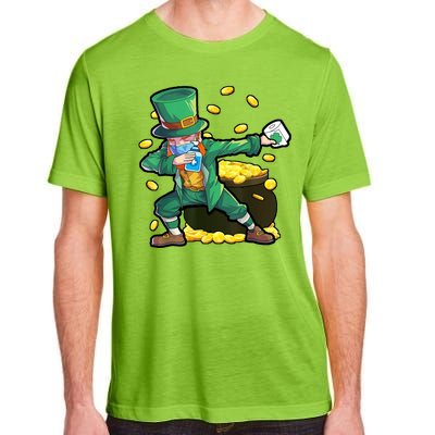 Dabbing Quarantine Leprechaun Adult ChromaSoft Performance T-Shirt