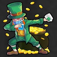 Dabbing Quarantine Leprechaun 7 Panel Mesh Trucker Snapback Hat