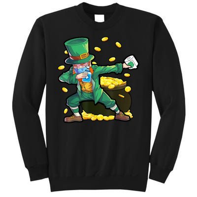 Dabbing Quarantine Leprechaun Sweatshirt