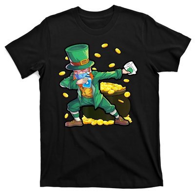 Dabbing Quarantine Leprechaun T-Shirt