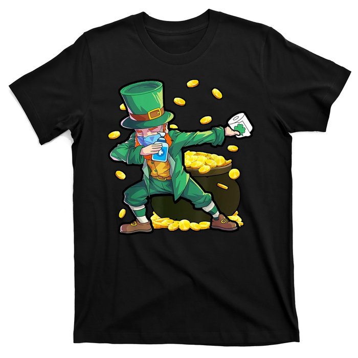 Dabbing Quarantine Leprechaun T-Shirt