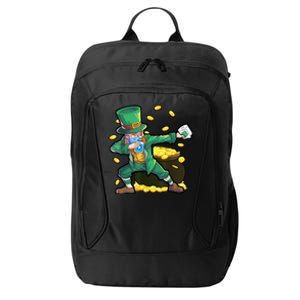 Dabbing Quarantine Leprechaun City Backpack