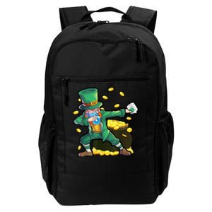 Dabbing Quarantine Leprechaun Daily Commute Backpack